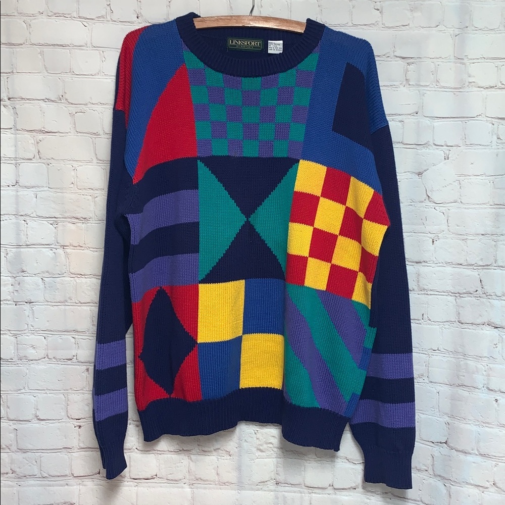 Vintage Linksport Austad’s Nautical Sailing Sweater Size L​